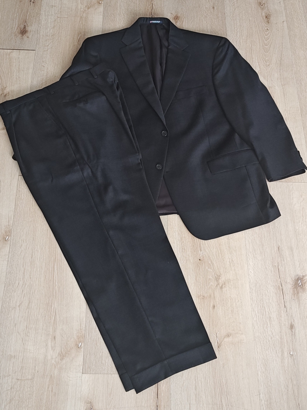 HART SCHAFFNER MARX Suit Mens Black #0325